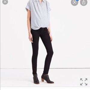 Madewell maternity jeans black frost size 26